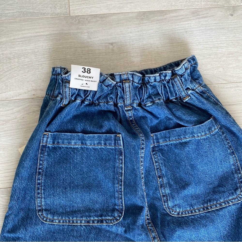 Mango High-Waist Straight Leg Slouchy Jeans - Picture 9 of 12